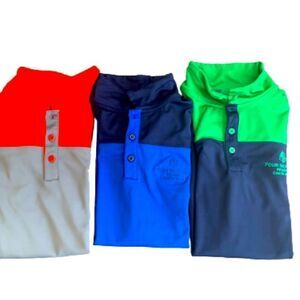 3 Under Armour Four Seasons Costa Rica XL and L Polo Shirt Lot, UA, Youth Large